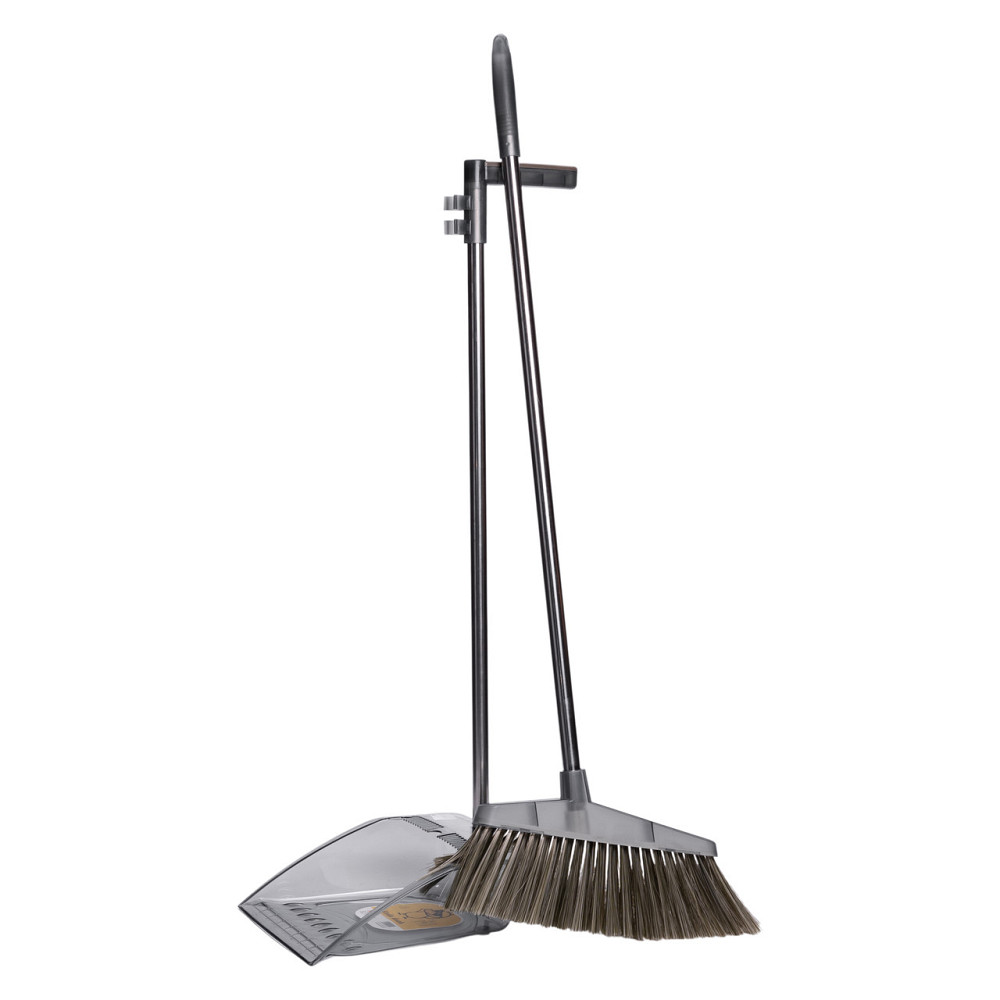 Household Комплект для прибирання віник (щітка) та совок з довгою ручкою 25×25×95 (см) набір ві Коломия - фото 4