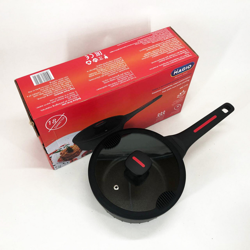 Топ сковорідок з антипригарним покриттям Magio MG-1172 1.9 л, Сковорідки хорошої якості HS-87 Львів - фото 6