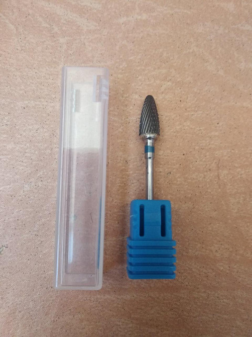 Борфреза твердосплавная тип F 6,4x9x2,35 кукуруза (синяя линия) Полтава - изображение 1