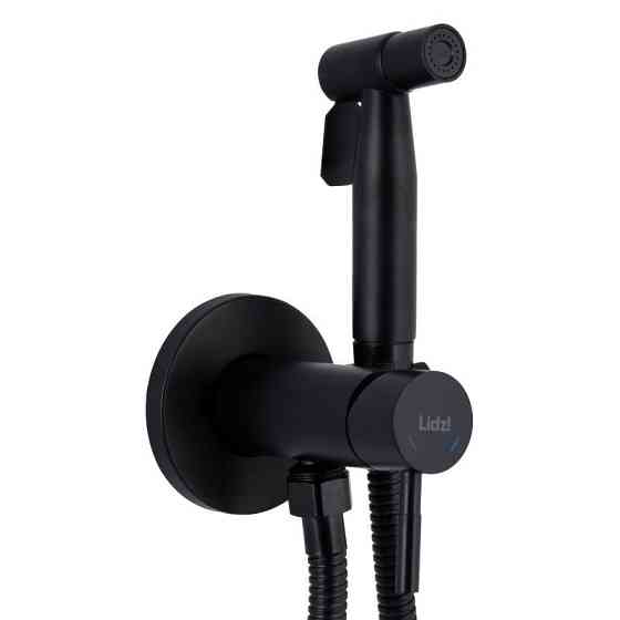 Набір для душу гігієнічного Lidz Aria 111 Black LDARI111BLA46107 чорний мат Київ