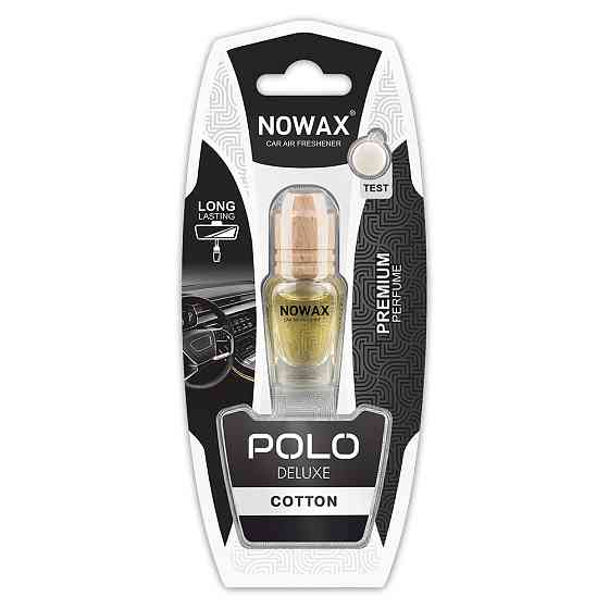 Ароматизатор повітря в блістері Nowax Polo Deluxe - Cotton 7мл Львів