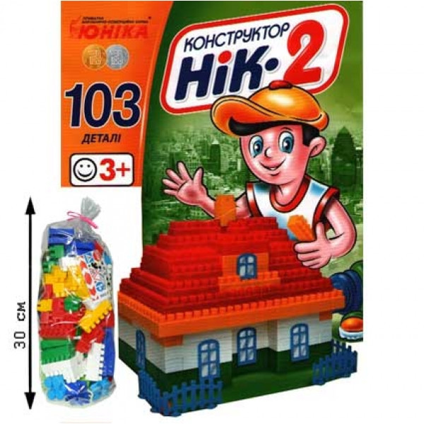 Дитячий конструктор НІК-2 70897, 103 великі деталі Вінниця - фото 2