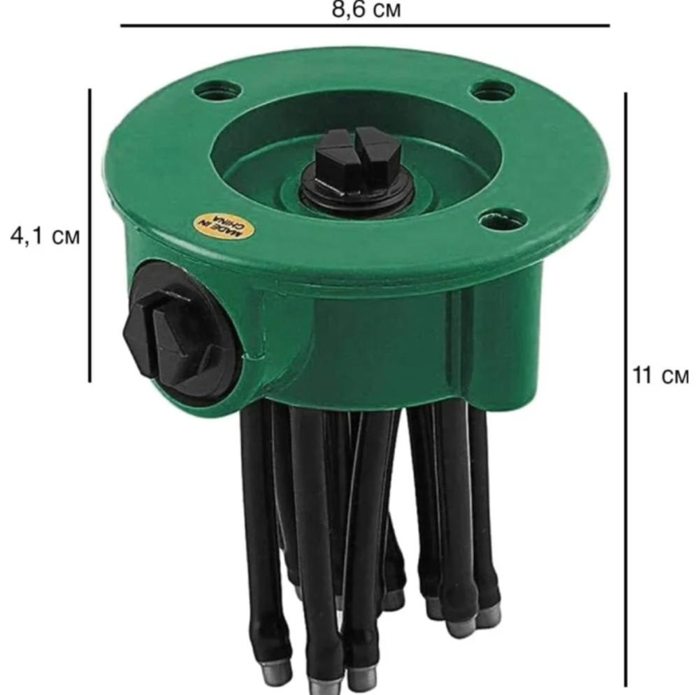 Зрошувач Water Sprinklers 360°: Multifunctional Sprinkler з ABS-пластика для поливу та охолодження Одеса - фото 4