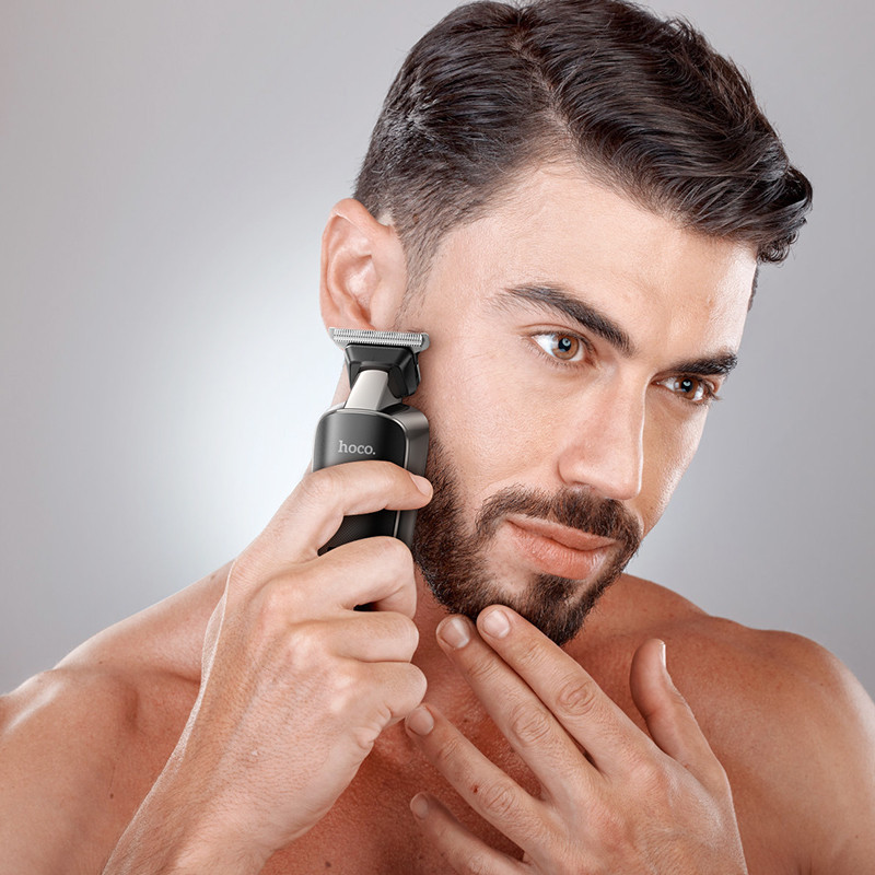 Машинка для стрижки HOCO HP23 Diamond engraving electric hair clipper Black Одеса - фото 7