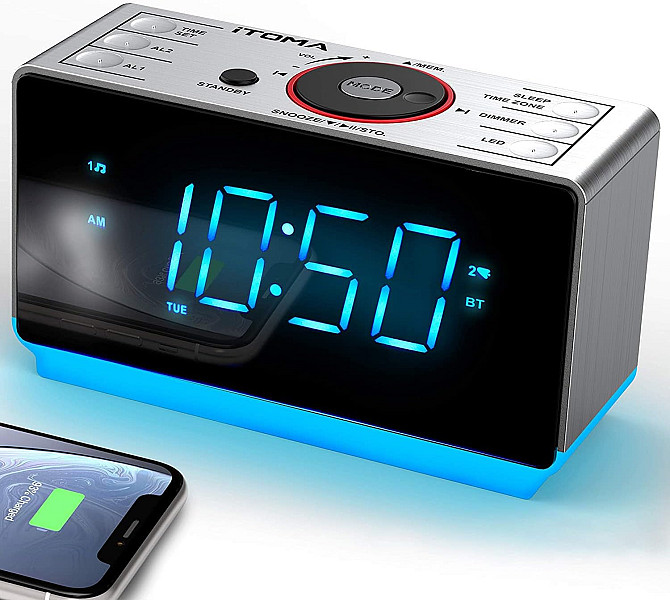 Годинник iTOMA CKS708 з FM та Bluetooth Луцк - изображение 1