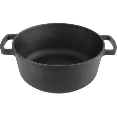 Каструля Brizoll чавунна з кришкою-сковородою 6 л (P-6L-2) Вінниця - фото 11