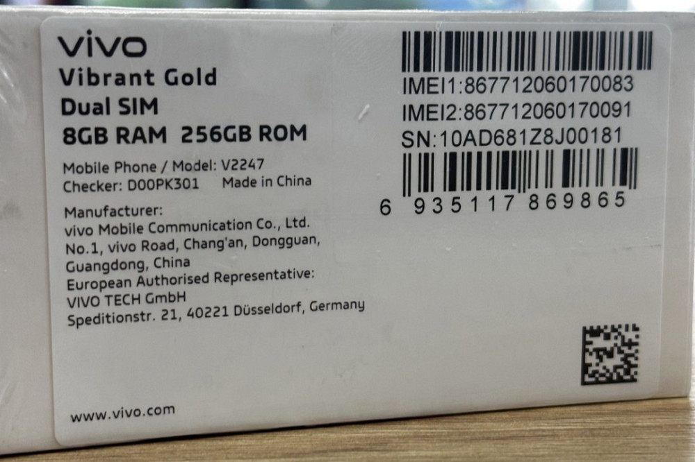 Телефон: Vivo Y36 8/256Gb Vibrant Gold. Киев - изображение 3