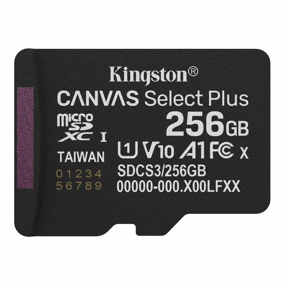 Картка пам'яті MicroSDXC 256 GB UHS-I Class 10 Kingston Canvas Select Plus R150MB/s + SD-адаптер (SDCS3/256GB) ( 13874 ) Харків - фото 1