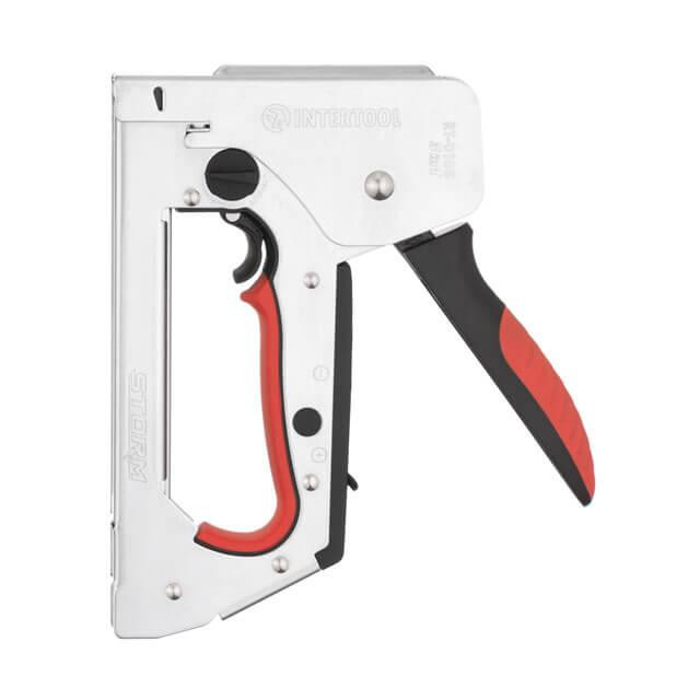 Степлер будівельний 3 в 1 INTERTOOL RT-0105, під скобу, цвях та шпильку STORM, функція Trigger Mode з трьома режимами роботи Львів - фото 4