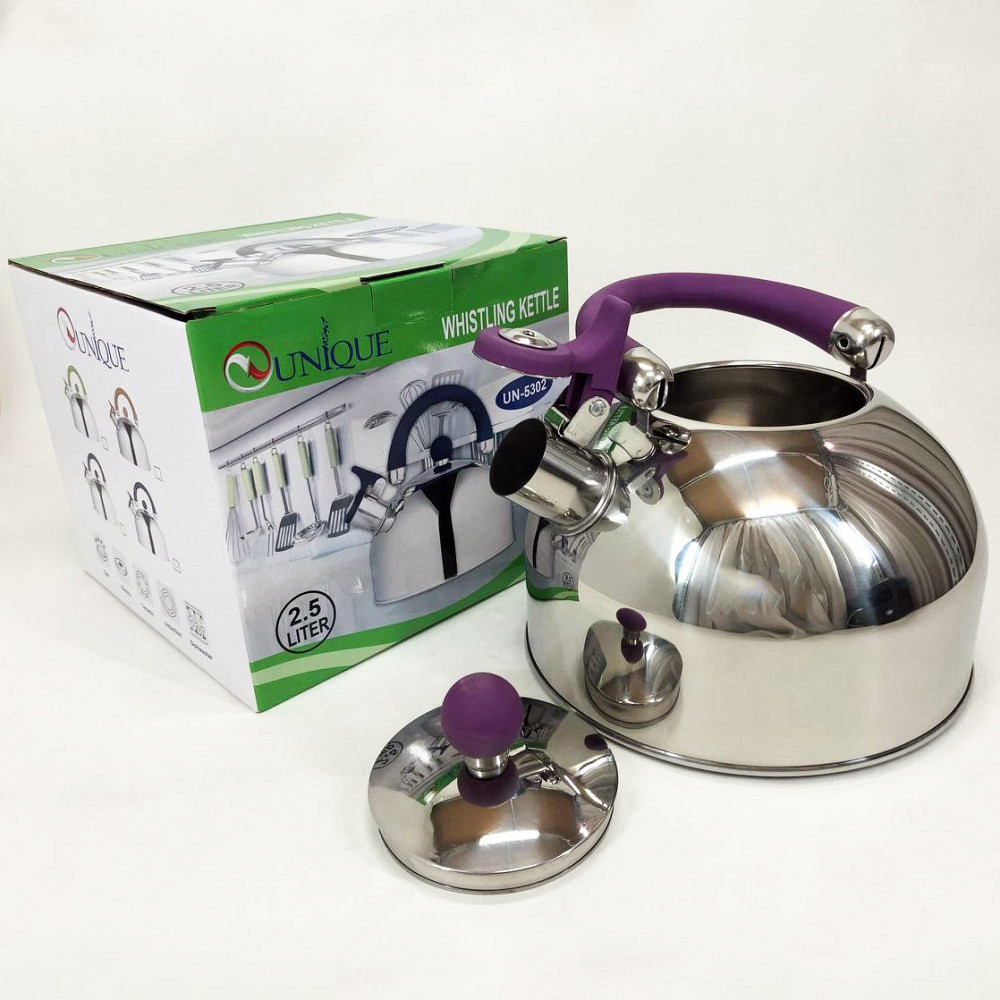 Чайник со свистком с удобной нейлоновой ручкой, Обычный чайник со свистком Хороший IG-21 Львов - изображение 5