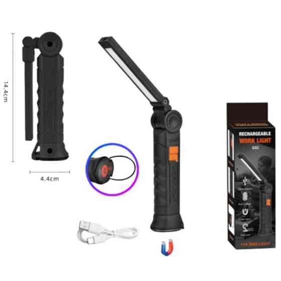 Похідний кемпінговий ліхтар G52-LED+COB, Ліхтарик світлодіодний для туриста, Лампа для кемпінгу якісна OG-17 Львів