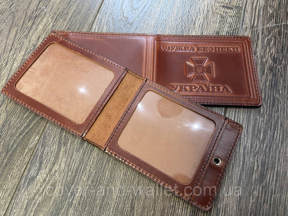 Обложка кожаная на удостоверение 