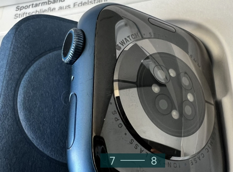 Смарт -Часы Apple Watch Series 7 Blue Aluminium Case 45 mm. Киев - изображение 2