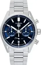 Часы Tag Heuer Carrera Calibre 02 Chronograph Automatic Blue Dial Stainless Steel CBN2011BA0642 Киев