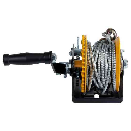 Лебідка ручна барабанна сталева трос 10 м × 5 мм, 900 кг SIGMA (6134021) Київ