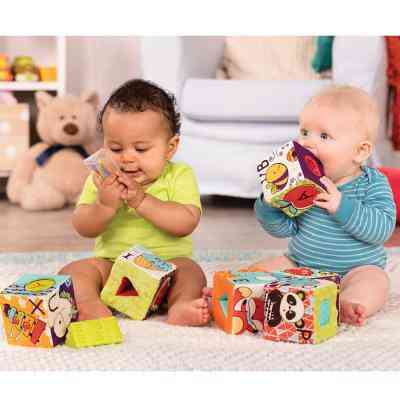 Розвиваюча іграшка Battat м&apos;які кубики-сортери ABC S2 (BX1661Z) Вінниця