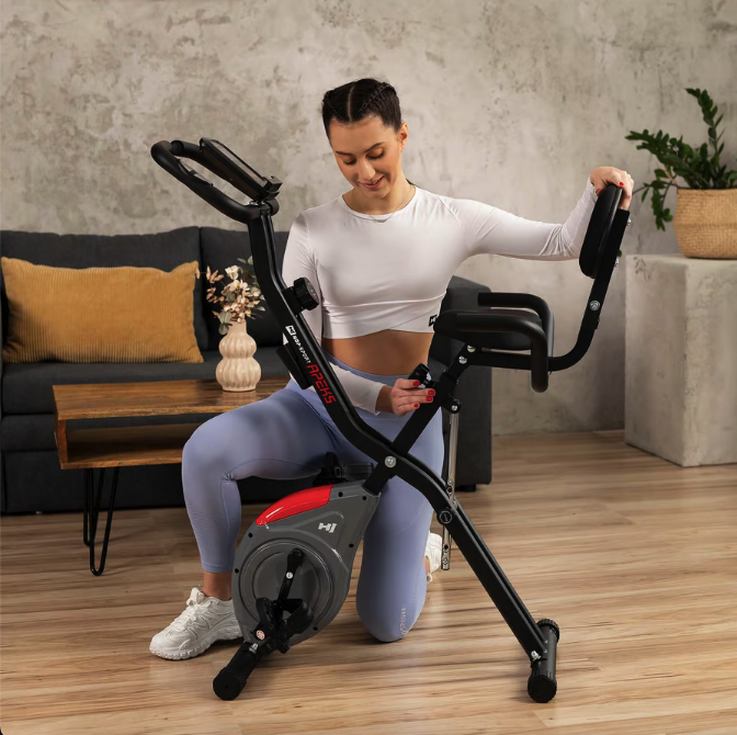 Велотренажер Hop-Sport HS-3030X Apeks X-Bike сірий Киев - изображение 7