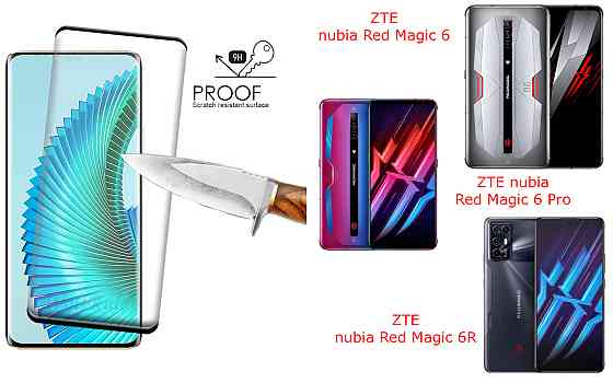 Захисне скло HyperGlass Pro для ZTE nubia Red Magic 6, Magic 6 Pro, 6R – максимальна чутливість та захист Київ