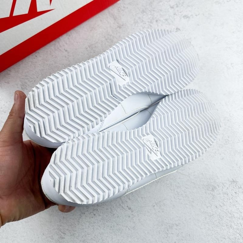 Мужские Кроссовки Nike Cortez Белые Кожаные Найк (размеры: 43,44,45,46) Видео Обзор Днепр - изображение 10