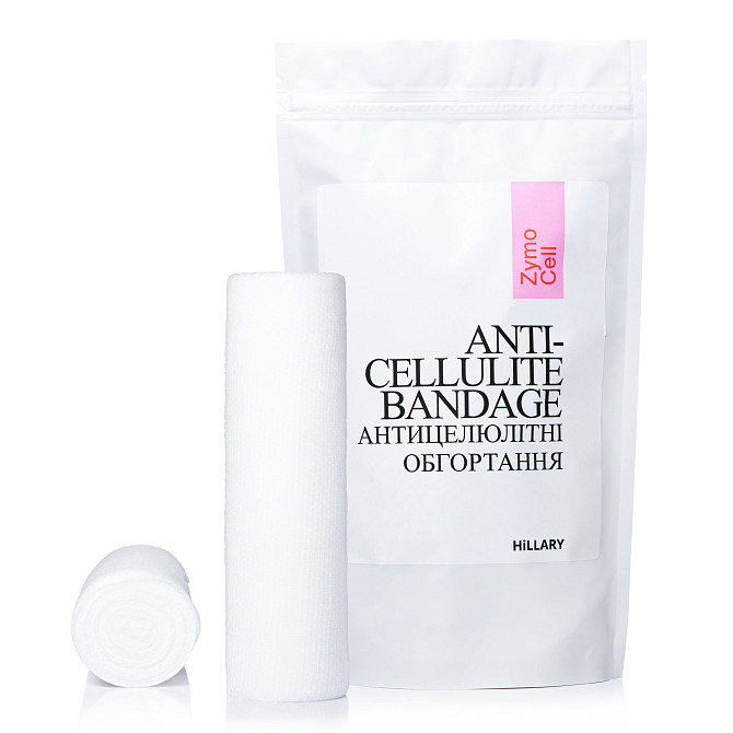 Набір Антицелюлітні ензимні обгортання + рідина Anti-cellulite Zymo Cell (12 процедур) Hillary Вінниця - фото 6