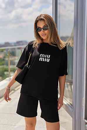 Летний спортивный костюм оверсайз 