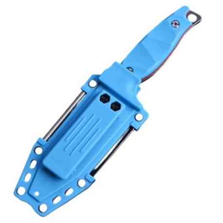 Туристический нож для походов с ножнами и компасом цвет Синий Одесса