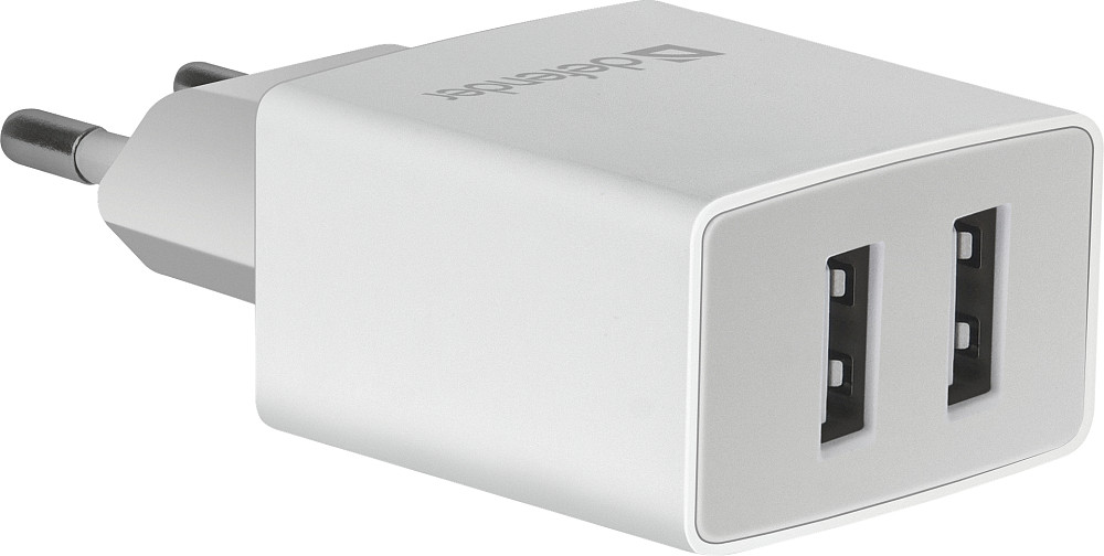 Зарядний пристрій 2xUSB 16W 2.1A UPA-22 білий Defender Винница - изображение 1