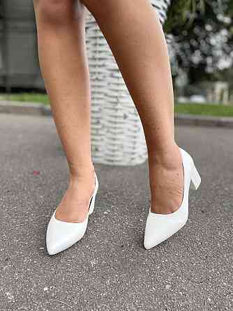 Seastar Туфлі жіночі SEASTAR білі еко-шкіра 36р.-23.5см 38р.-24.5см каблук (GG-77 3223) Коломия