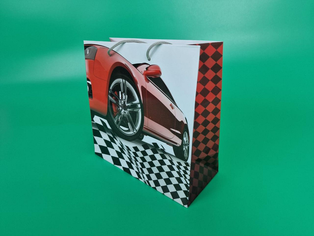 Пакет паперовий подарунковий квадратний 23*24*10 (артKV-112) (12 шт.) Харків - фото 1