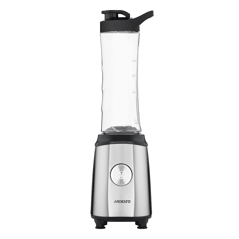 Блендер для смузі ARDESTO SBG-F350, 350Вт,2в1, пляшка -600мл, пляшка -300 мл, кавомолка , чорно-сріблястий Киев - изображение 5