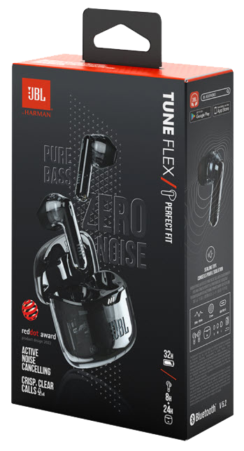 Гарнитура JBL TUNE FLEX 2 Ghost Black (JBLTFLEX2GBLK) (7065586) Киев - изображение 12