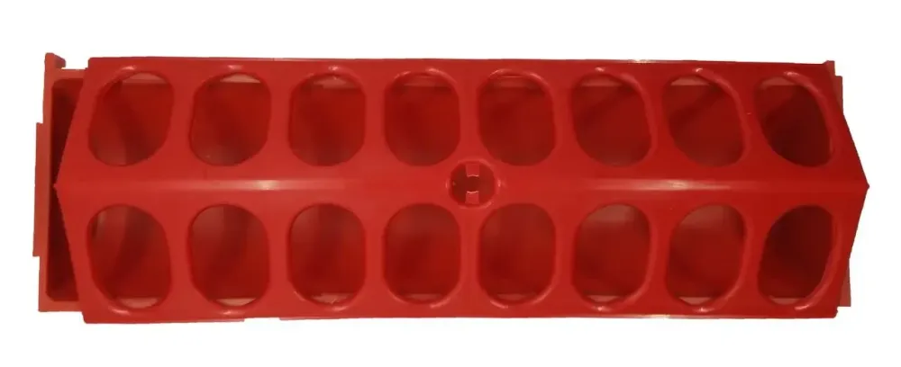 Кормушка лотковая на 8 секций наборная L=30 см 