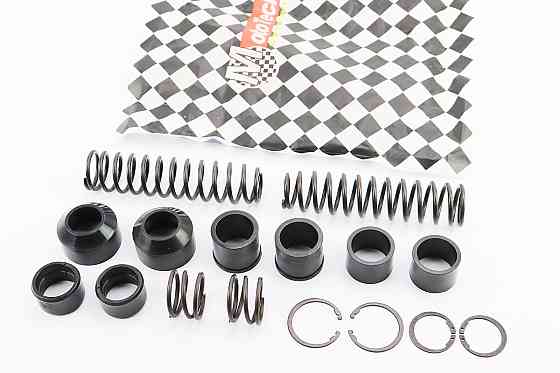 Ремонтний комплект передньої вилки Yamaha JOG NEXT ZONE ZR - втулки 6шт + пружини 4шт + пильовики 2шт + скоби 4шт Київ