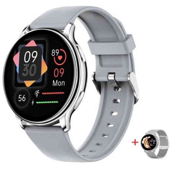 Розумний наручний годинник Smart Melisia Silver Rubber (2 ремінці) Вінниця
