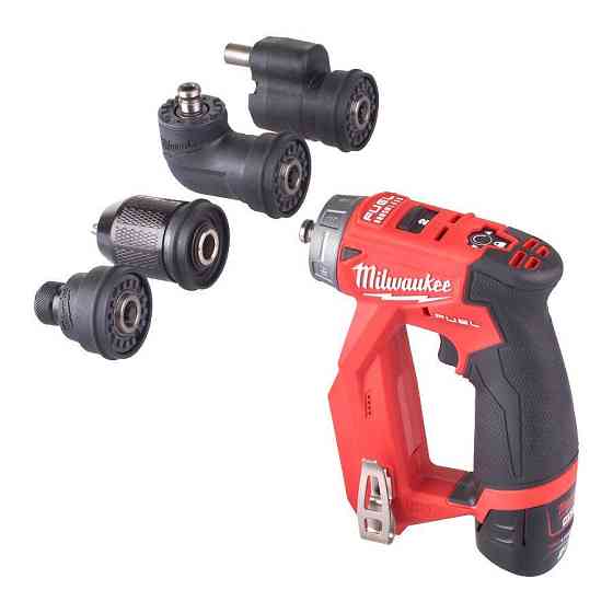 Дриль-шурупокрут акумуляторний MILWAUKEE, M12 FDDXKIT-0X, 34Нм (4 насадки FIXTEC, HD кейс) Одесса
