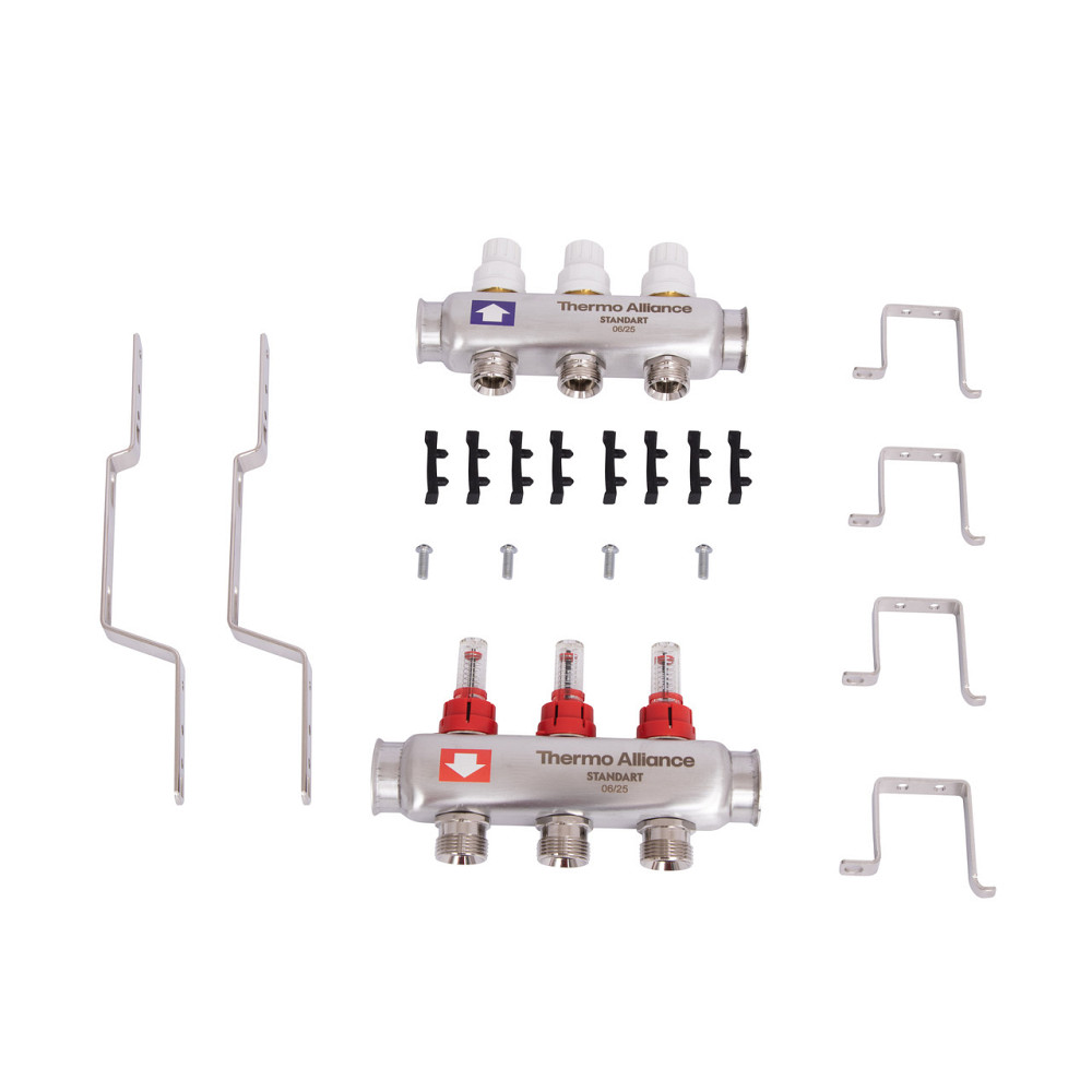Колектор із витратами Thermo Alliance Standart 1" 3 виходи SD0043 Київ - фото 7