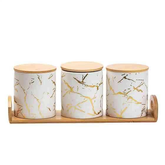 Банки для сипучих продуктів, набір із 3 шт по 650 мл HP1209 Коломия