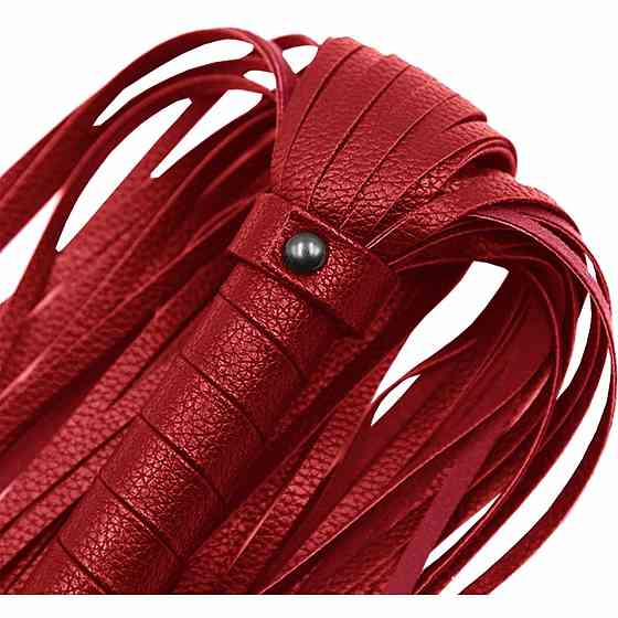 Кнут красный Flogger Long Leather Sex Aura Киев