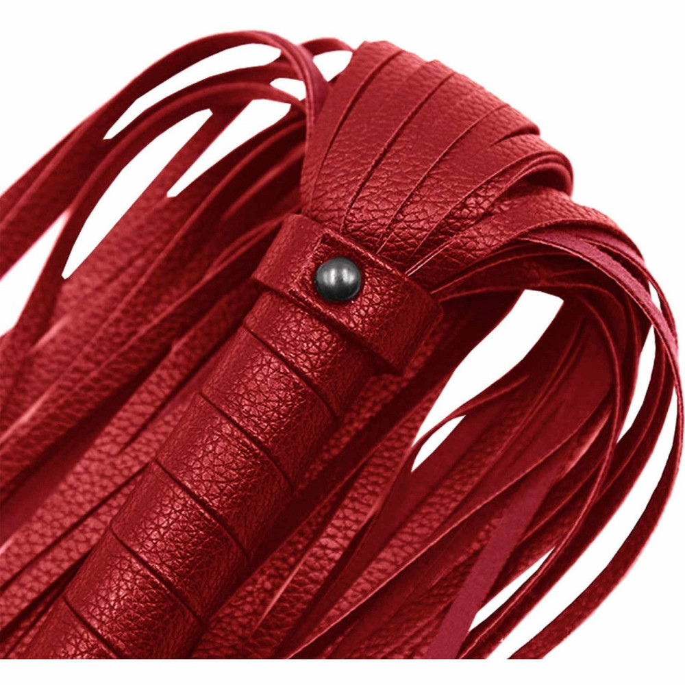 Кнут красный Flogger Long Leather Sex Aura Киев - изображение 2