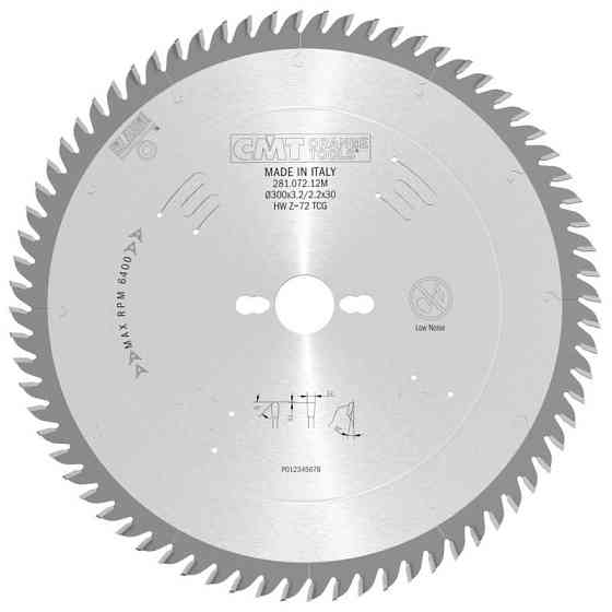 Пиляльний диск по дереву CMT 300x30x72z K3.2/2.2 (281.072.12M) Одеса