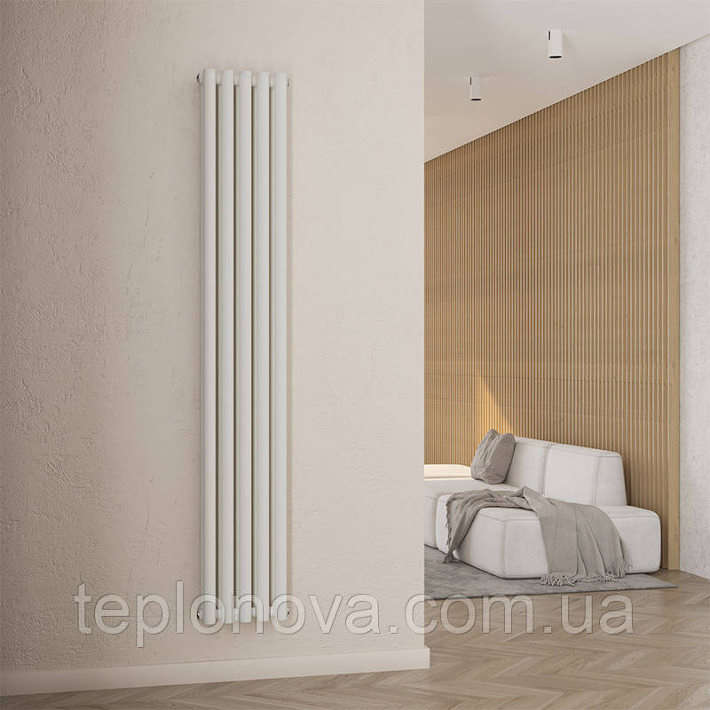 Дизайнерский радиатор 1800/295 (мм) белый мат IDEALE GLORIA (универсальное подключение) 12 5/1800/295 — вертикальный стальной ради Черновцы - изображение 4