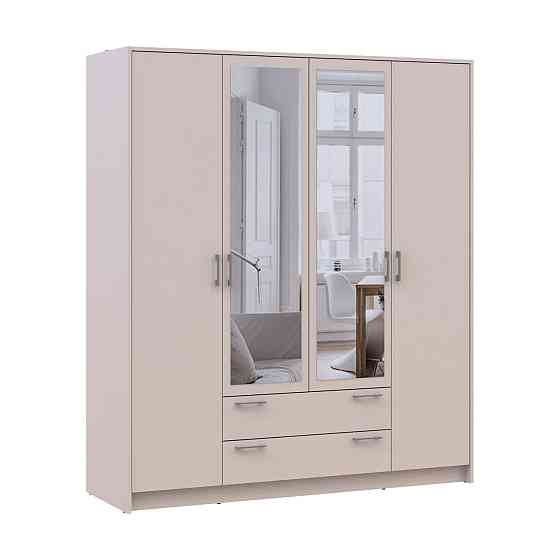 Шкаф для одежды Doros Ронди с зеркалом Кашемир 4 ДСП 160х52х195 (80738478) (DRS-012192) Львов
