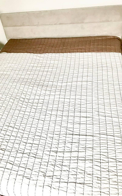 Nostra Покривало Nostra 240х260 см двостороннє антиалергенне коричневий (L0018DarkCacao) Киев - изображение 2