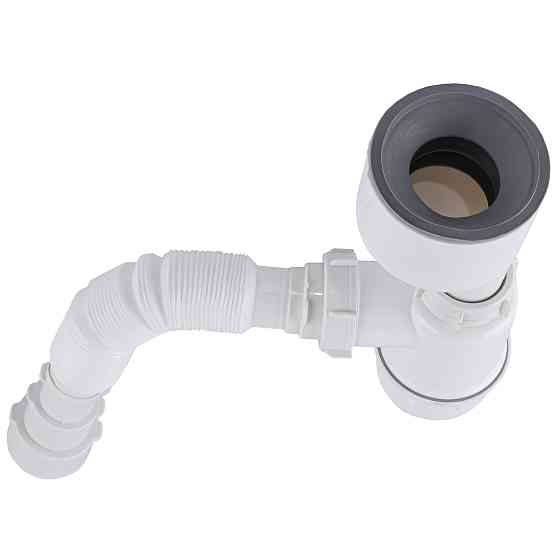 Сифон Waterstal  для пісуара 11/4 з манжетом D 50, з гофрою 40/50 P31009 Луцк