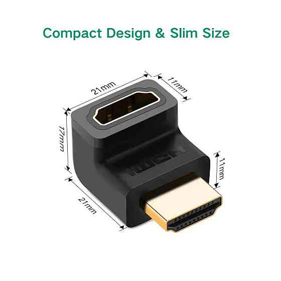 Видеоадаптер видео переходник адаптер UGREEN HDMI 4K Adapter 