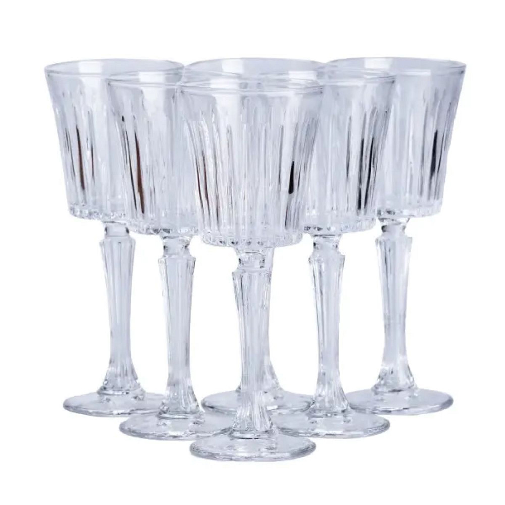 TS Kitchen Набір келихів для вина 6 штук по 150 мл на високій ніжці Коломия - фото 2