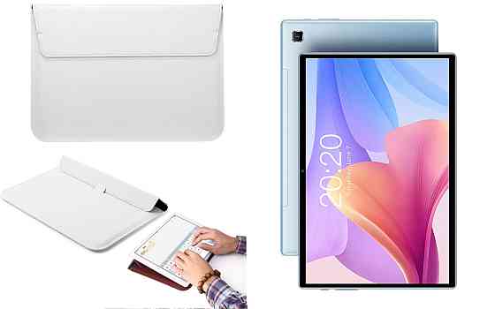 Чехол-конверт VitoCase для Teclast P20, P20 HD, P20S, с функцией подставки для планшета Белый Киев