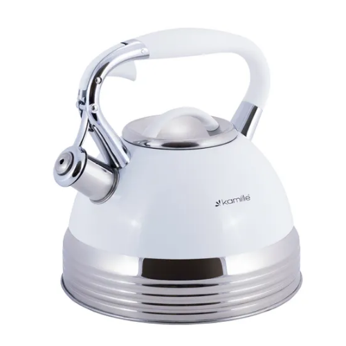 Чайник 2,7л нержавіюча сталь зі свистком з ручкою 