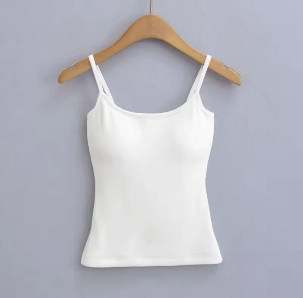 Женская базовая майка на тонких бретелях из вискозы Одесса - изображение 1