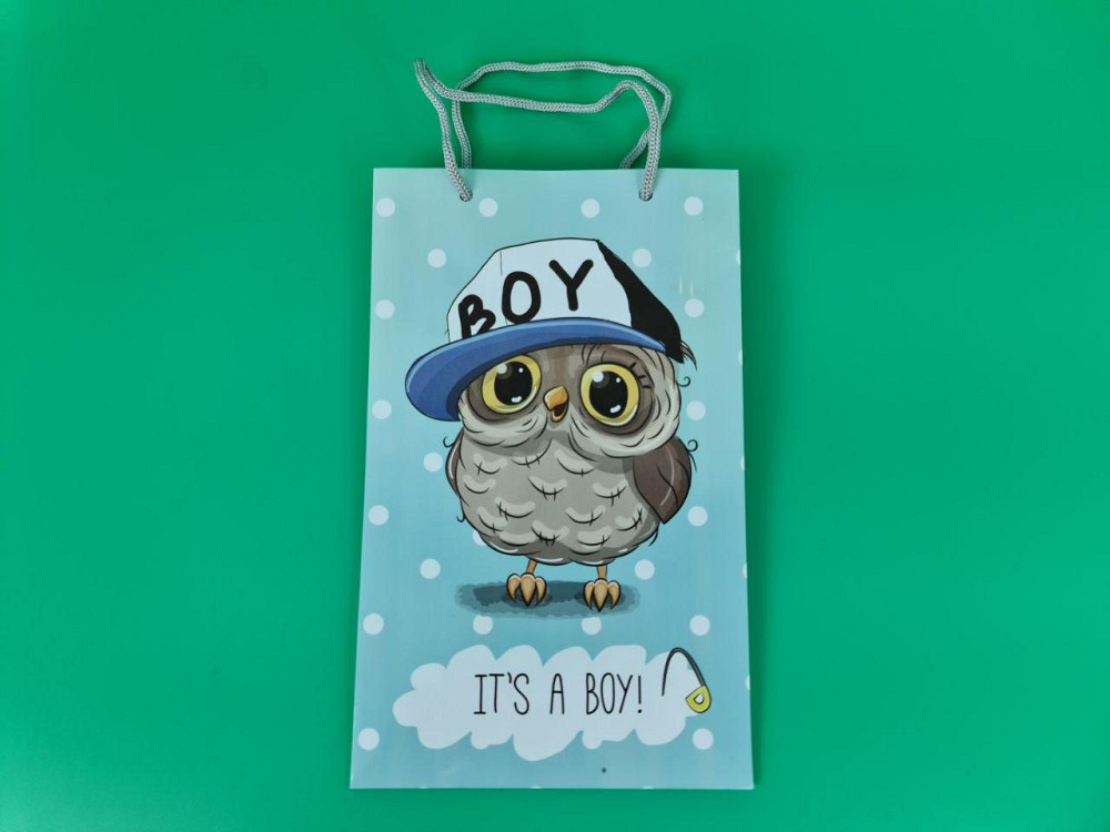 Бумажный пакет подарочный Средний 17/26/8 (артSV-125) (12 шт) Харьков - изображение 4